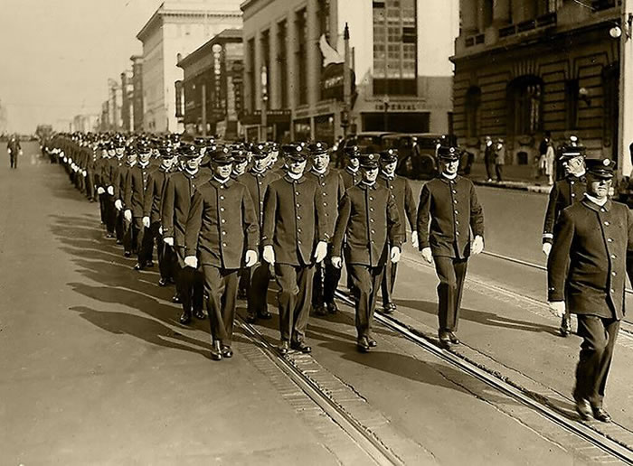 Chief Engineer Thomas R. Murphy funeral cortege